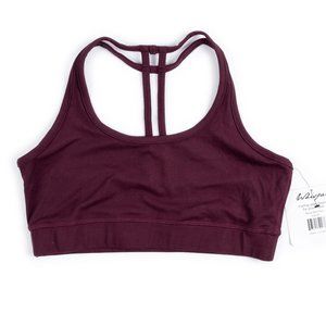NEW WHISPER Anna Bra Plum yoga sports bra